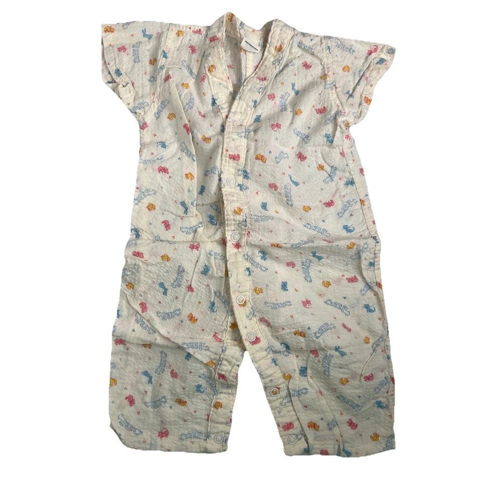 Vintage Sears Cotton Infant Baby One Piece Made in USA Size 12 Months